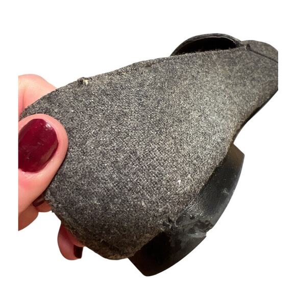 Simply Vera Beaded Tassel Smoking Shoe Flats Slip On Loafer Sz 7.5 Gray Preppy - Picture 7 of 10